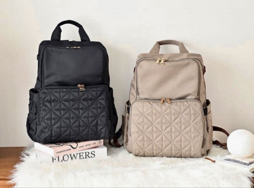 【新品未使用】しまむら　 MUMU 多機能リュック　マザーズリュック　ブラック