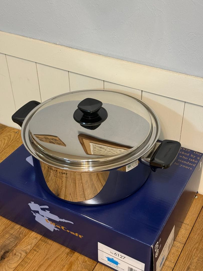 新品 ビタクラフト ヘキサプライ 両手鍋 5.5L NO.6127