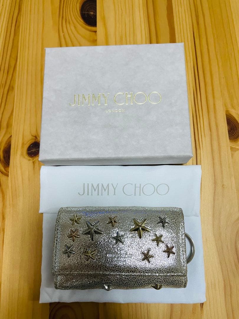 JIMMY CHOO シルバー キーケース