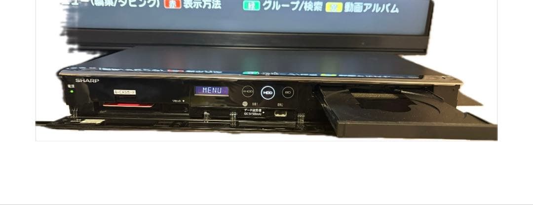 シャープ500GB 2チューナーブルーレイレコーダー AQUOS BD-W560