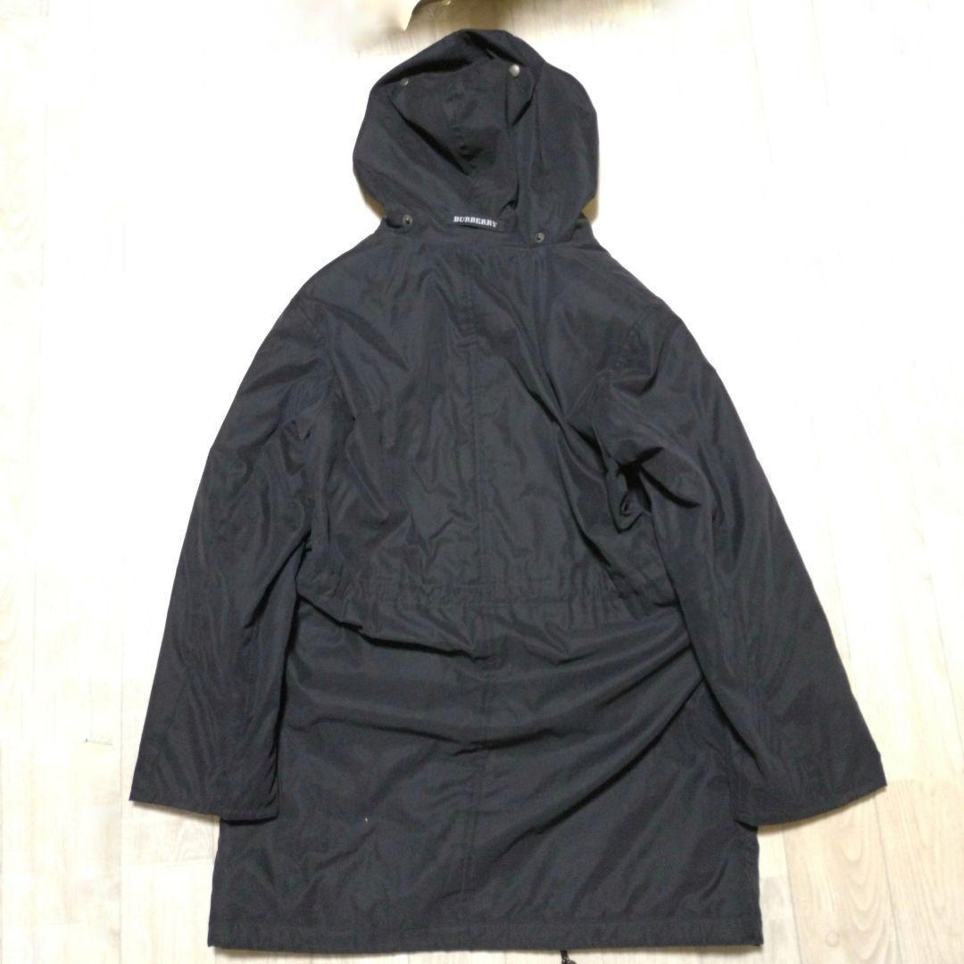 バーバリー　モッズコート　ノバチェック犬　4ウェイ　ライナー　フーディー