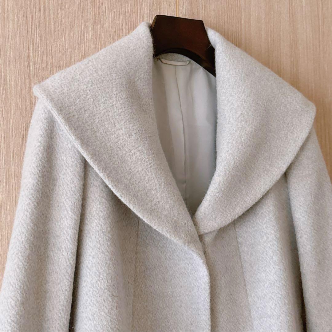 最終お値下げ致しました】 アナイ アンゴラショートコート ライト