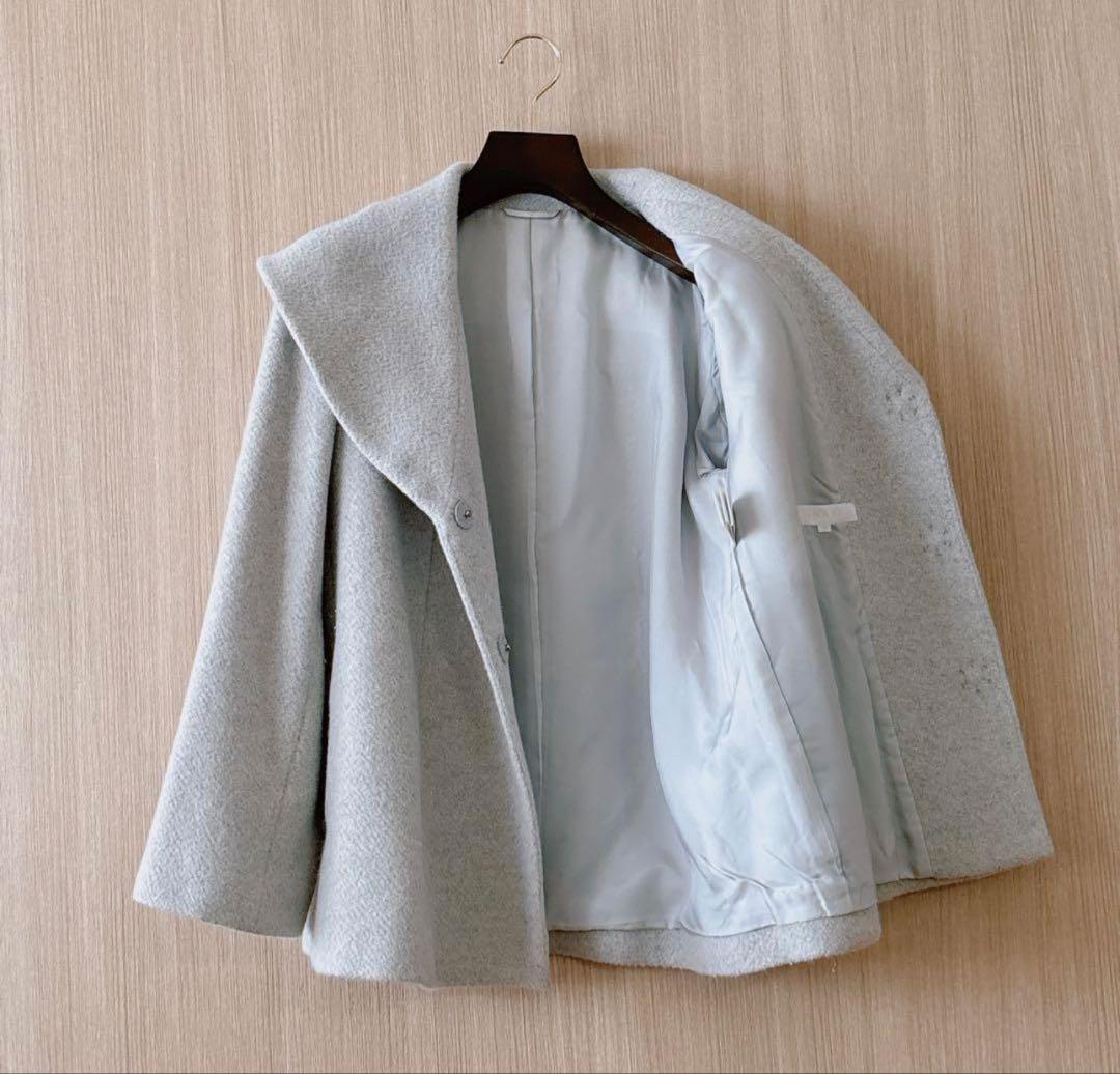 最終お値下げ致しました】 アナイ アンゴラショートコート ライト