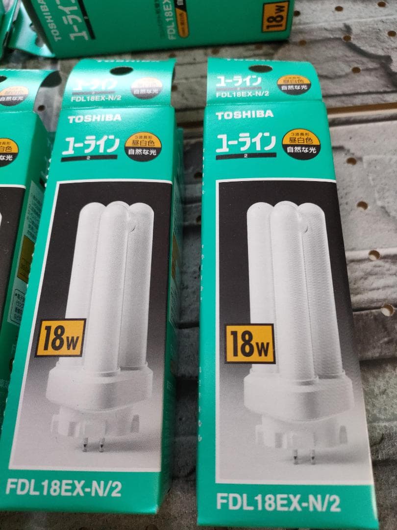 東芝TOSHIBA ユーラインFDL18EX-N/2 18W 7個セット - メルカリ