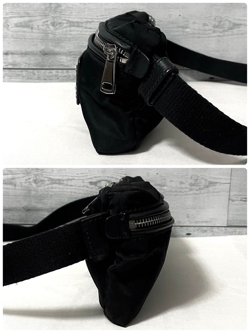 【美品】DOLCE&GABBANA ウエストポーチ ボディバッグ ナイロン