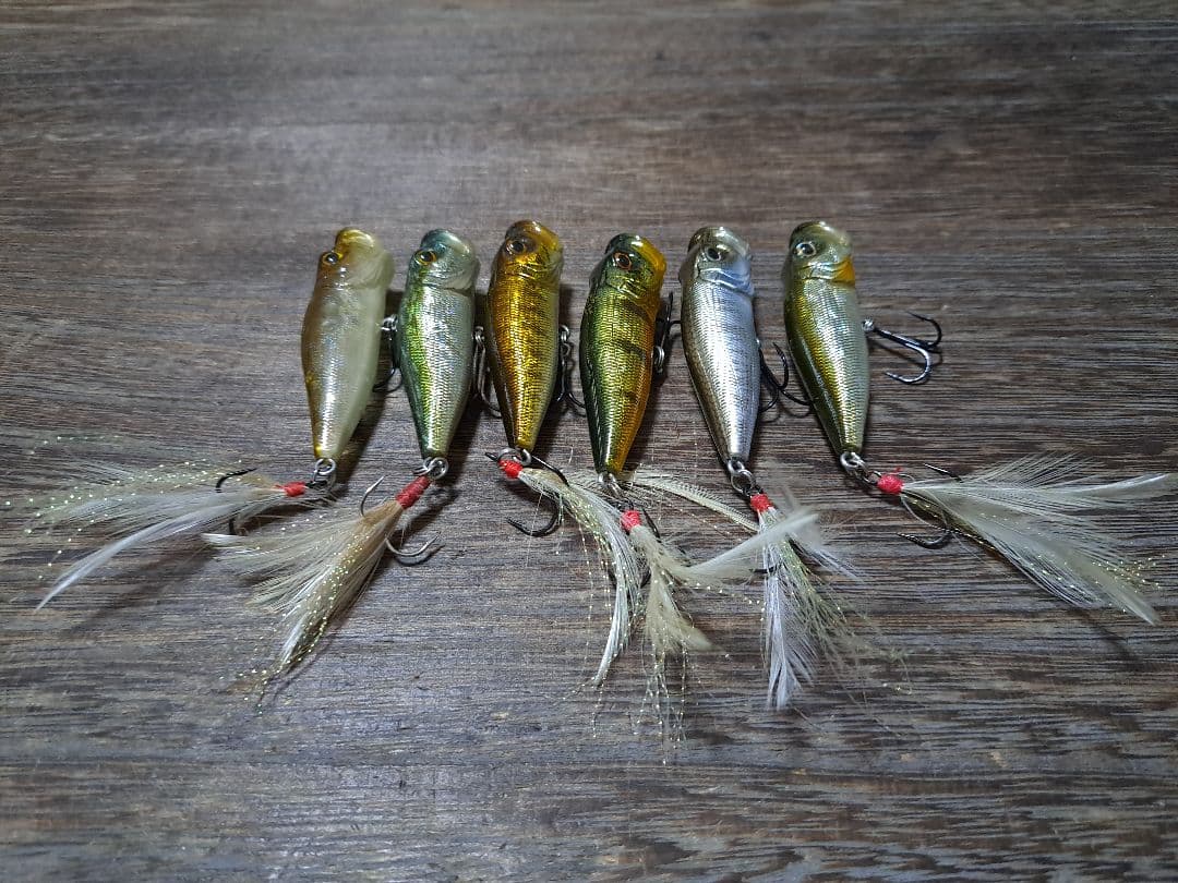 メガバス　ポップエックス　リアルカラー系　6個セット