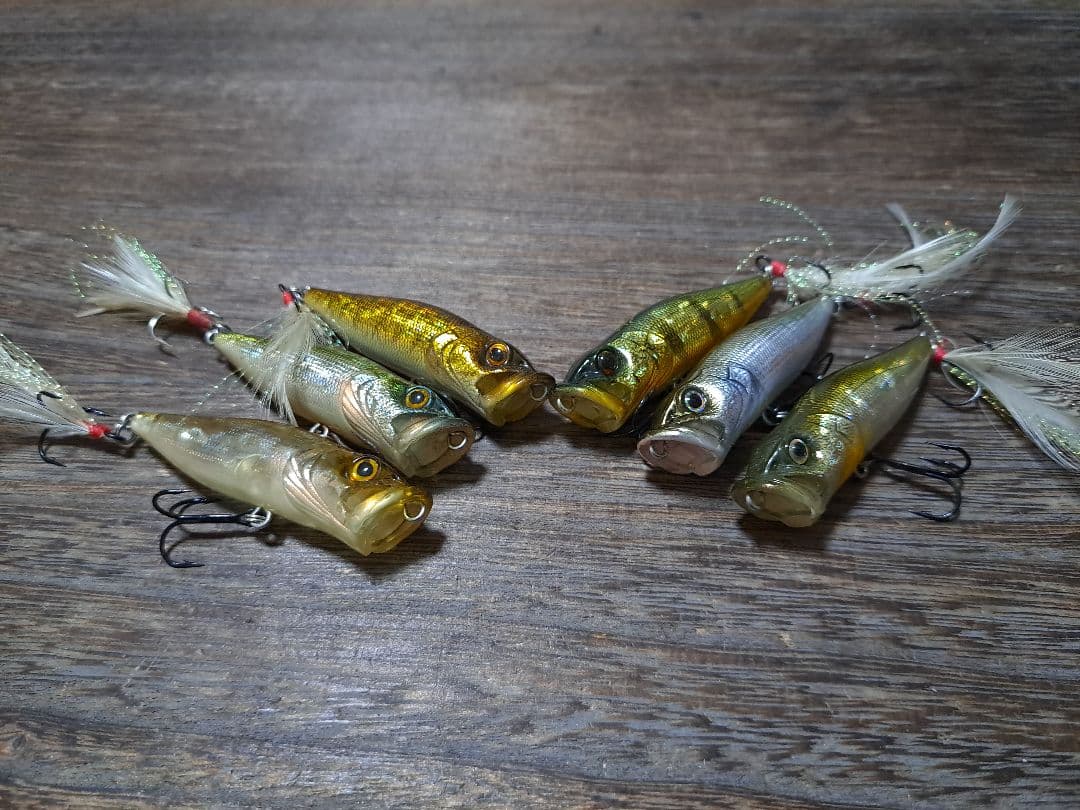 メガバス　ポップエックス　リアルカラー系　6個セット