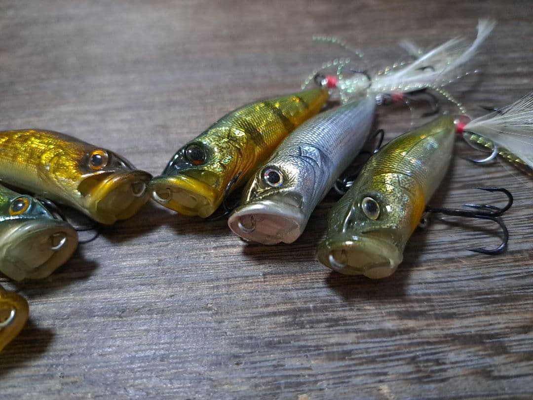 メガバス　ポップエックス　リアルカラー系　6個セット