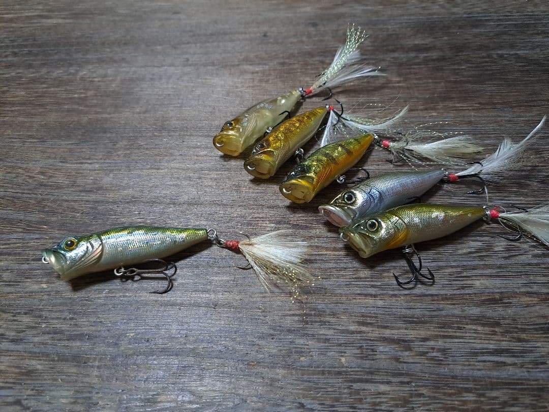 メガバス　ポップエックス　リアルカラー系　6個セット