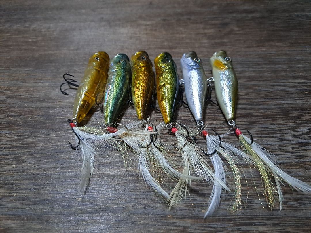 メガバス　ポップエックス　リアルカラー系　6個セット