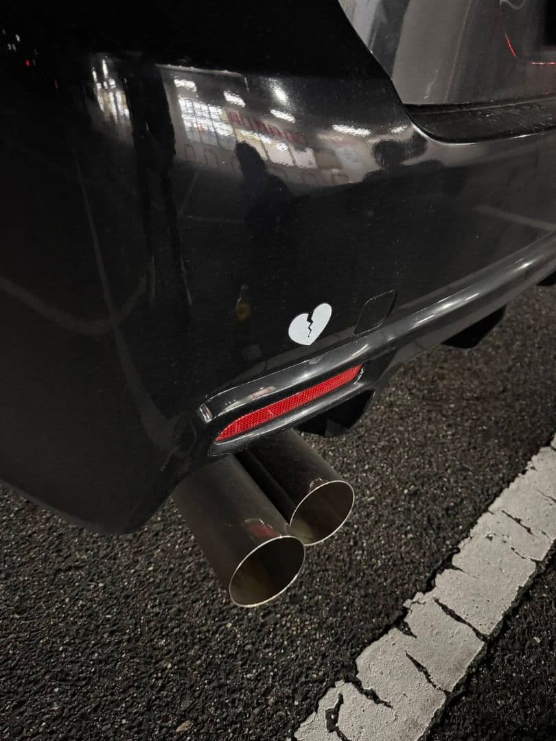 130系マークXワンオフストレートマフラー！リアピース左出し！ - メルカリ