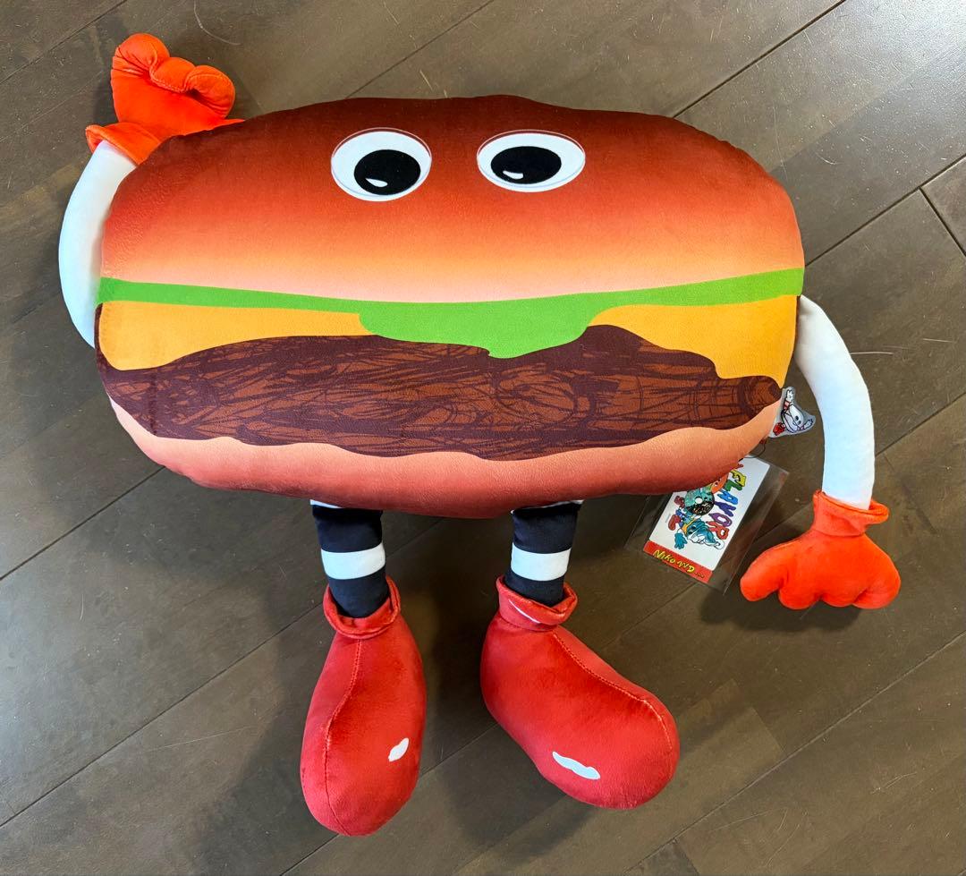 ◆新品◆ 【FLAVORS】コラボ クッション ハンバーガー