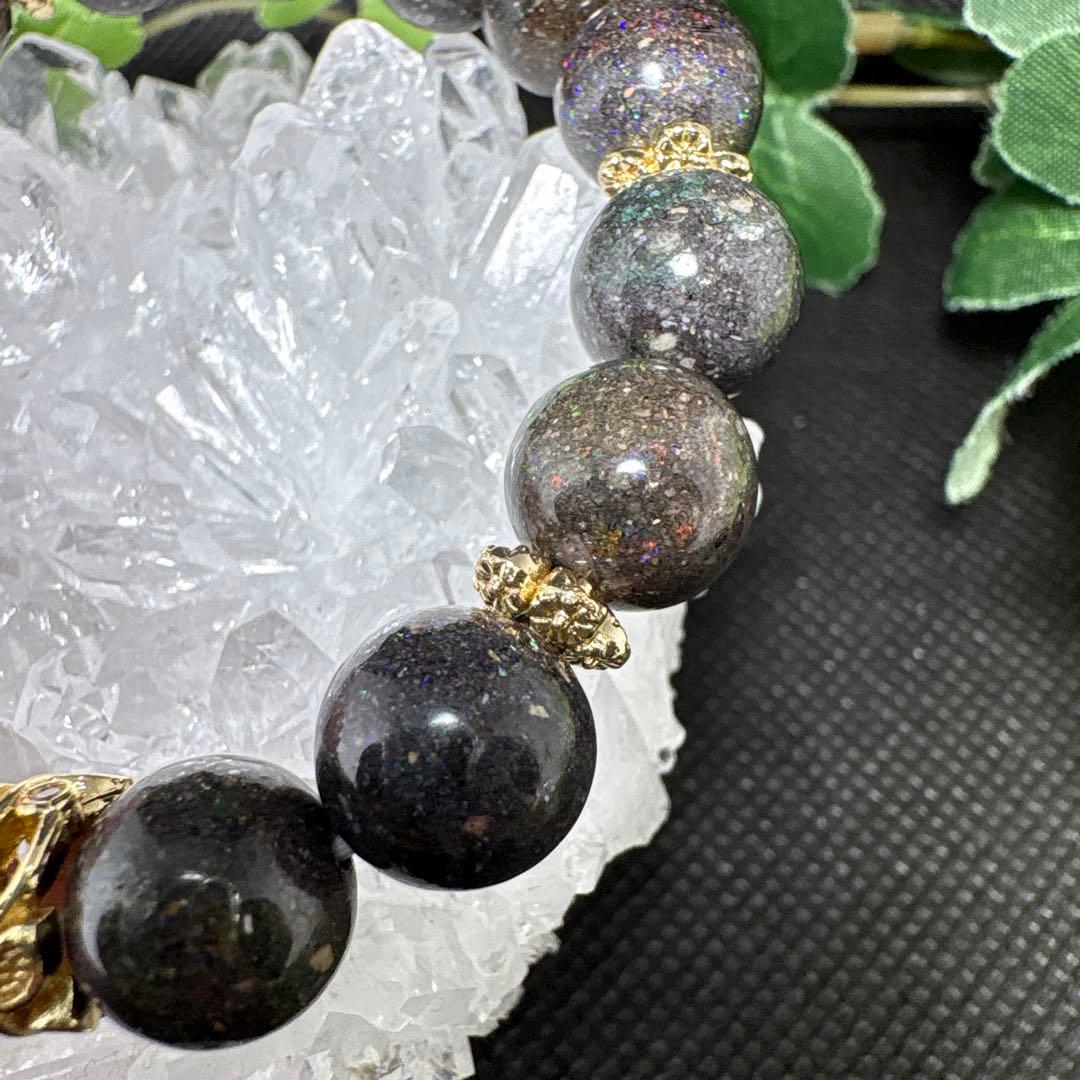 ＊やっちゃん様6/16＊マトリックスオパール　ロードナイト　薔薇　ブレスレット