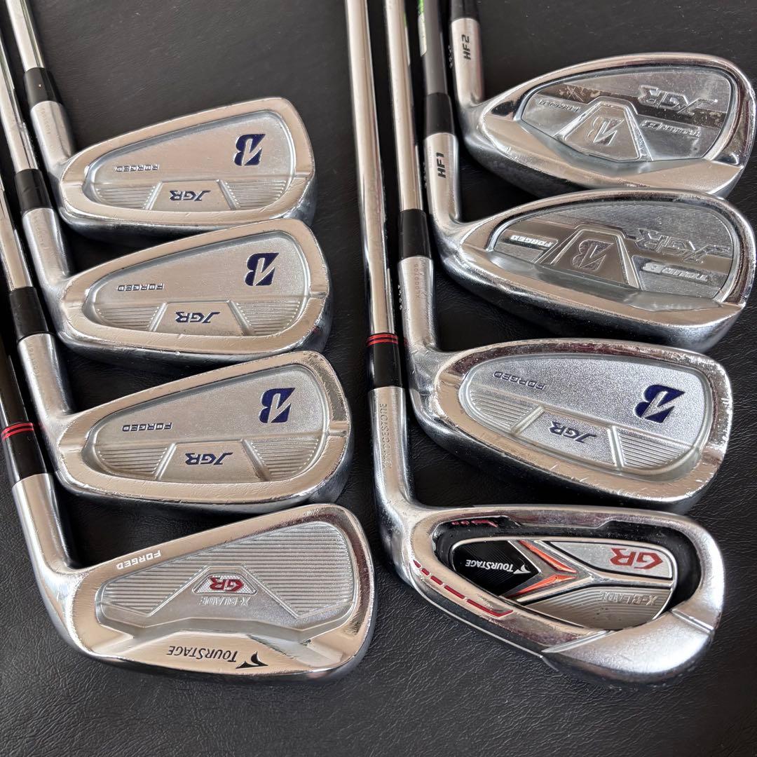 送料込メンズゴルフクラブセットBRIDGESTONE TOUR B限定バック