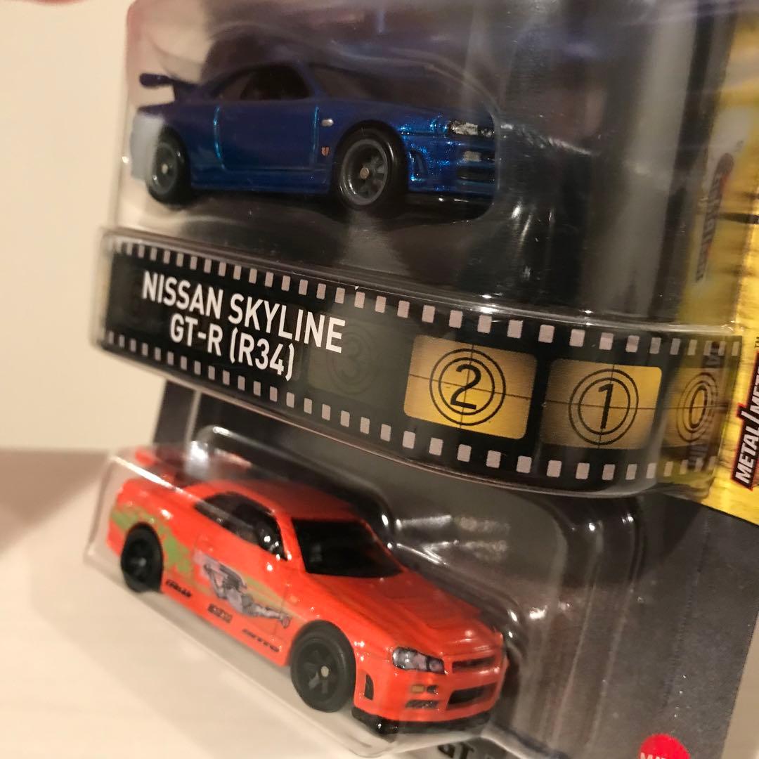 ニッサン スカイライン GT-R R34 ホットウィール セット - メルカリ