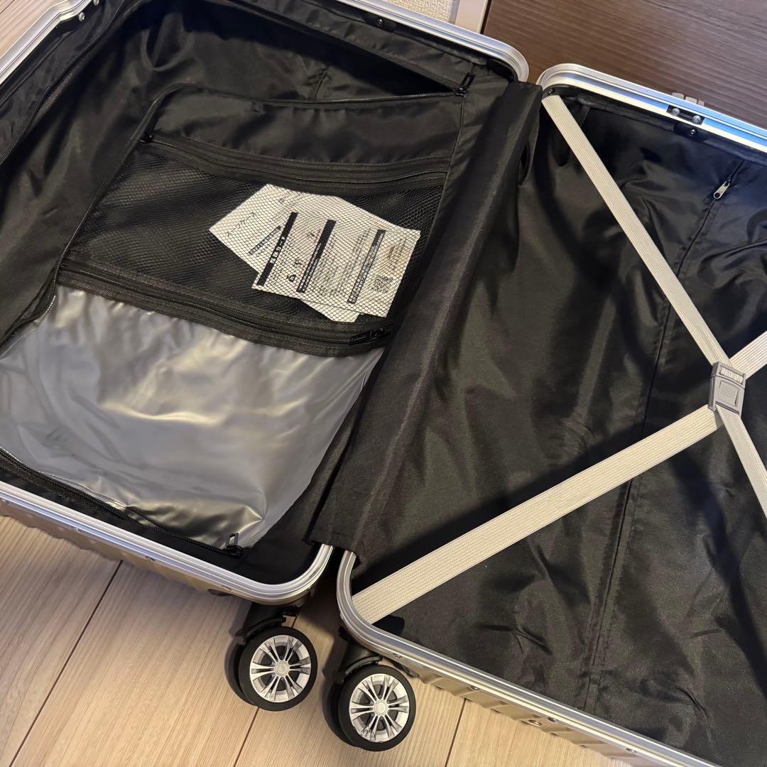 VARNIC ゴールド キャリーケース Mサイズ (73L) スーツケース