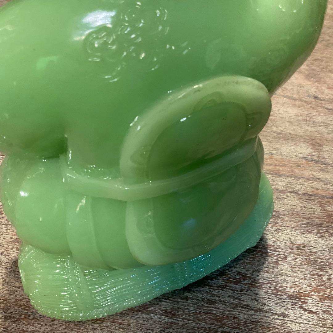 希少！大きな 大黒天 翡翠 グリーン 七福神 縁起物 商売繁盛 金運 無病息災