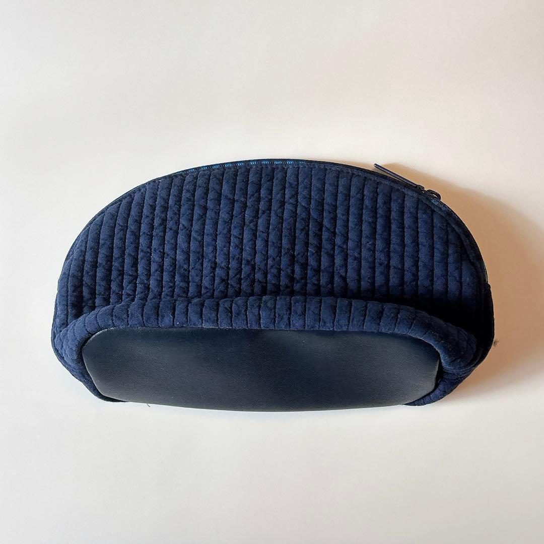 familiar 刺繍ポーチ ネイビー