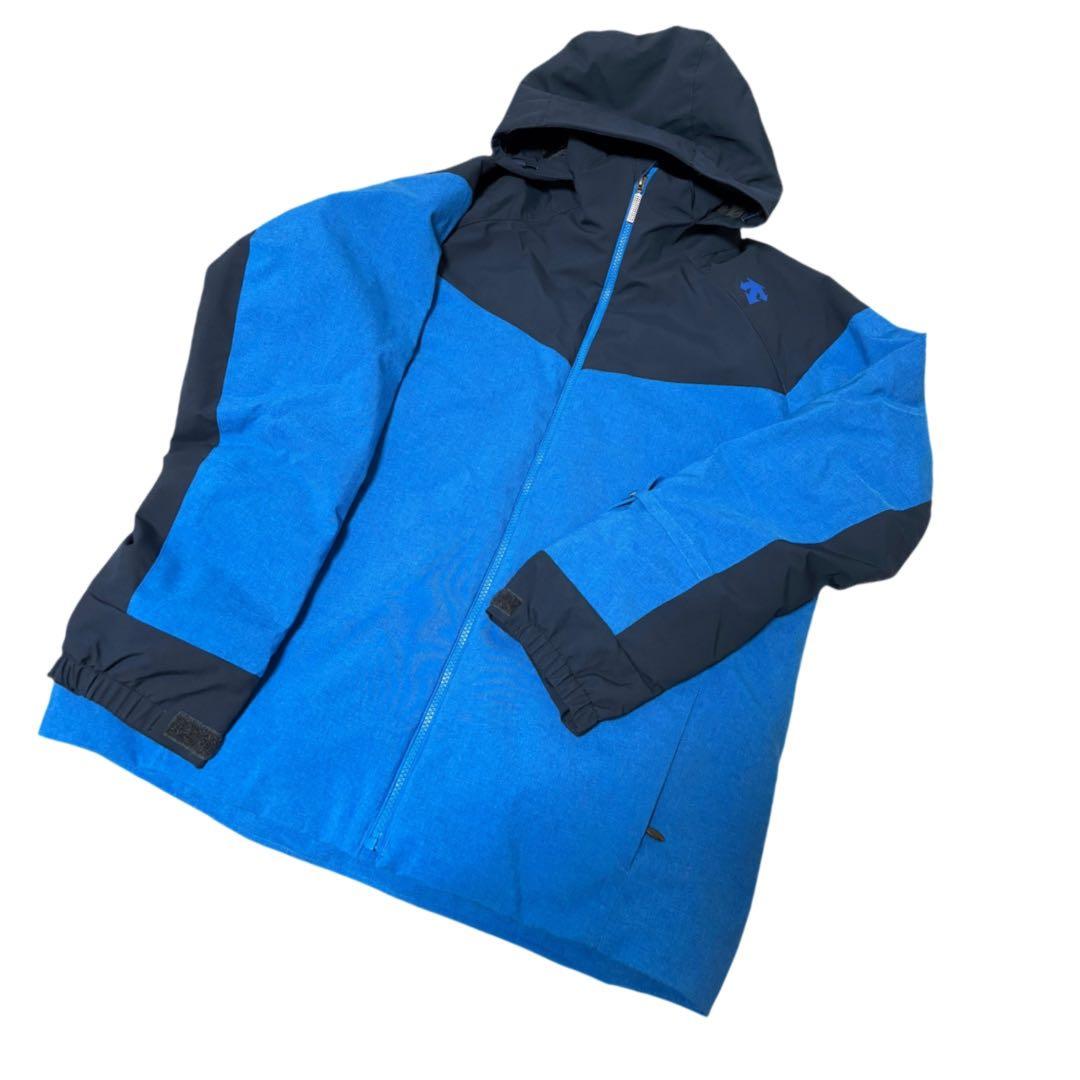 デサント　サイズO スキー　スノーボード ウェア　上下セット　ブルー　ネイビー