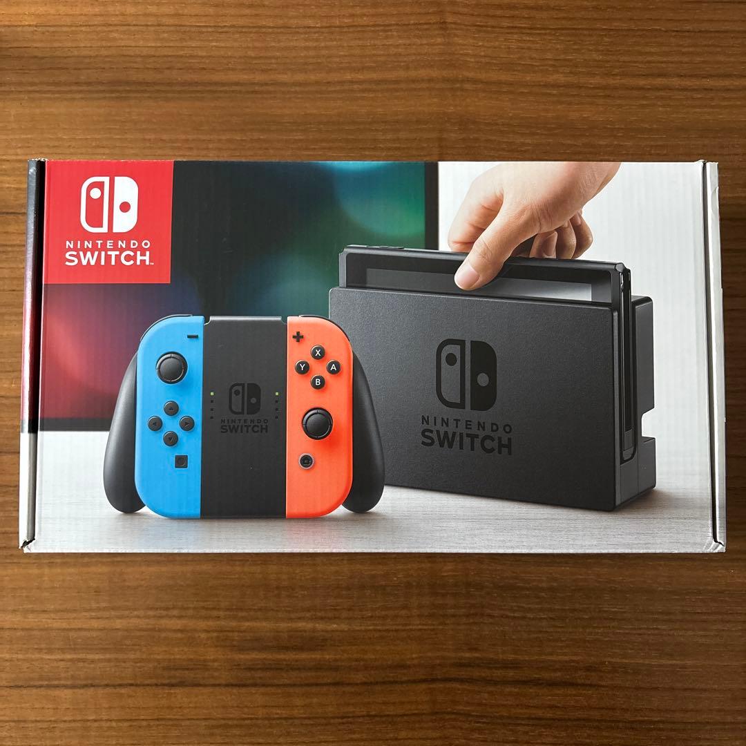難あり NINTENDO SWITCH 本体 付属品全部あり 持ち運びケース付き