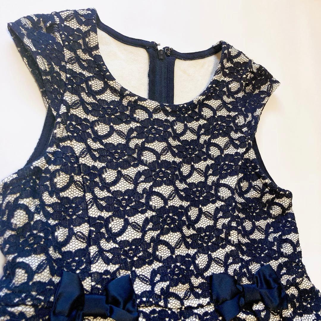 anyFAM120size ネイビーレース セレモニー 入学 卒園 フォーマル