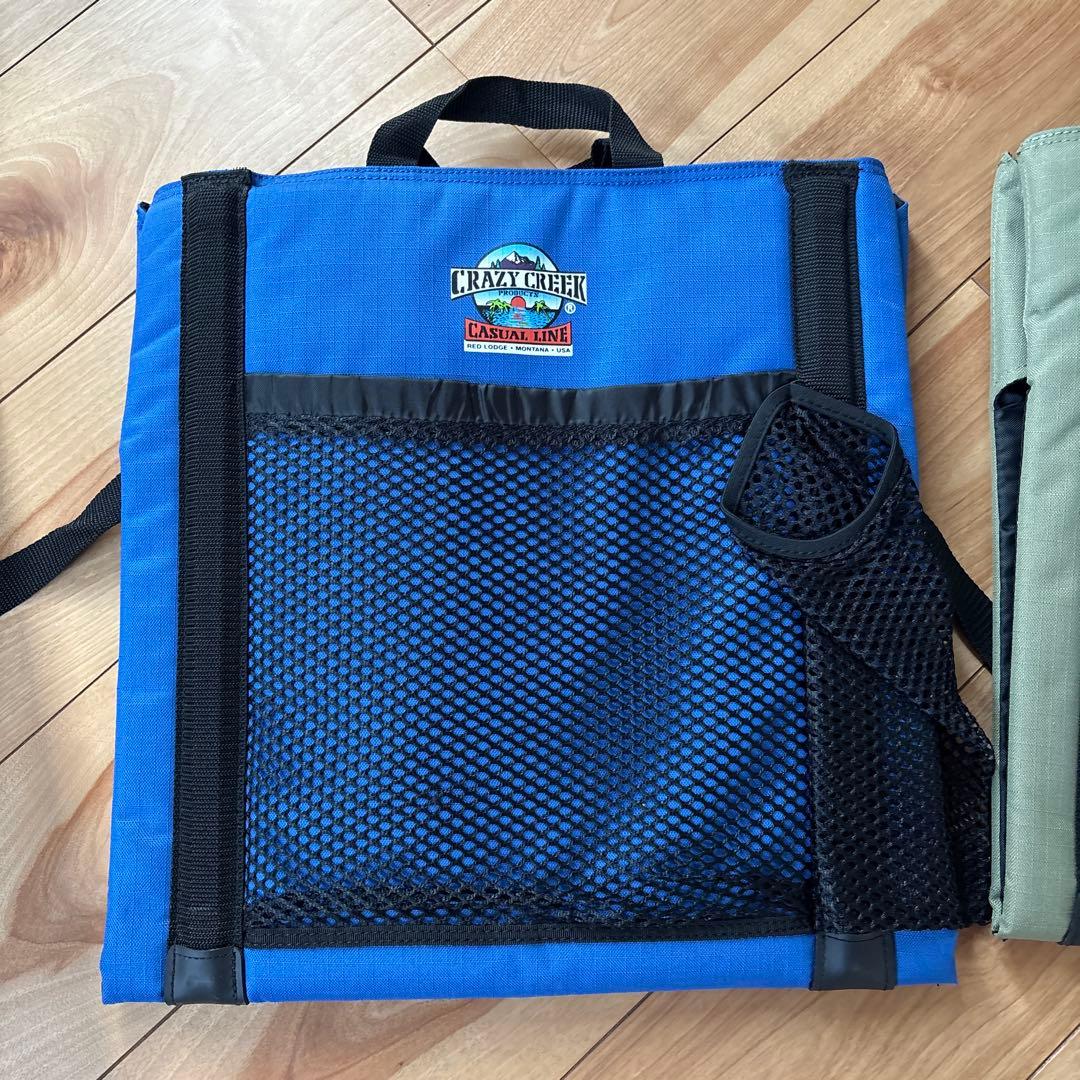 美品　Crazy Creek 折りたたみチェア 2色セット