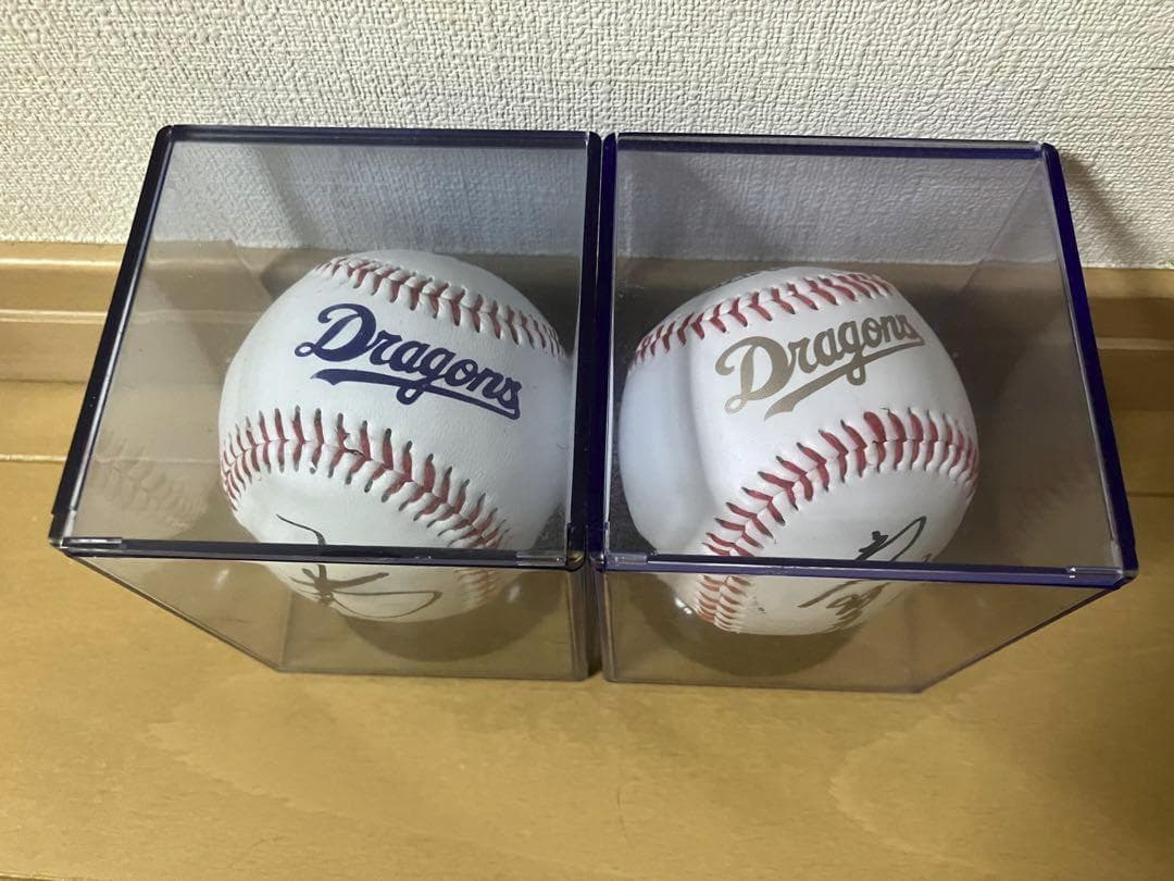 中日ドラゴンズ 岩瀬仁紀 山本昌 千試合登板記念 引退記念 サイン