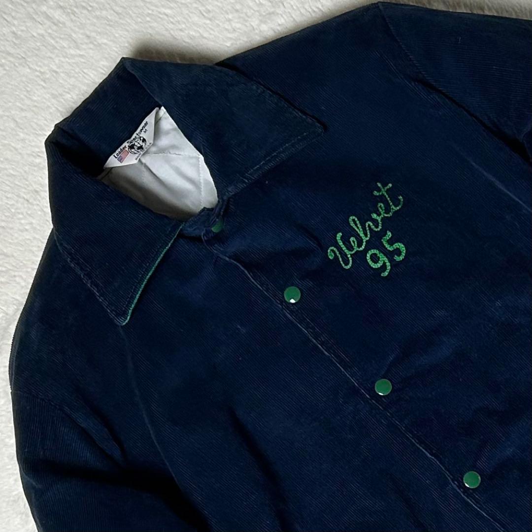 希少‼️ 90's USA製 襟付きコーデュロイスタジャン アワードジャケット