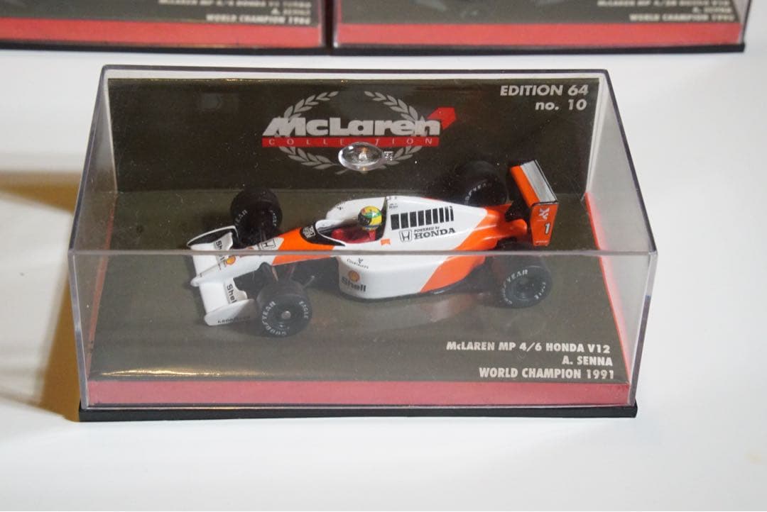 McLaren MP4 Ayrton Senna ミニカー 3台セット
