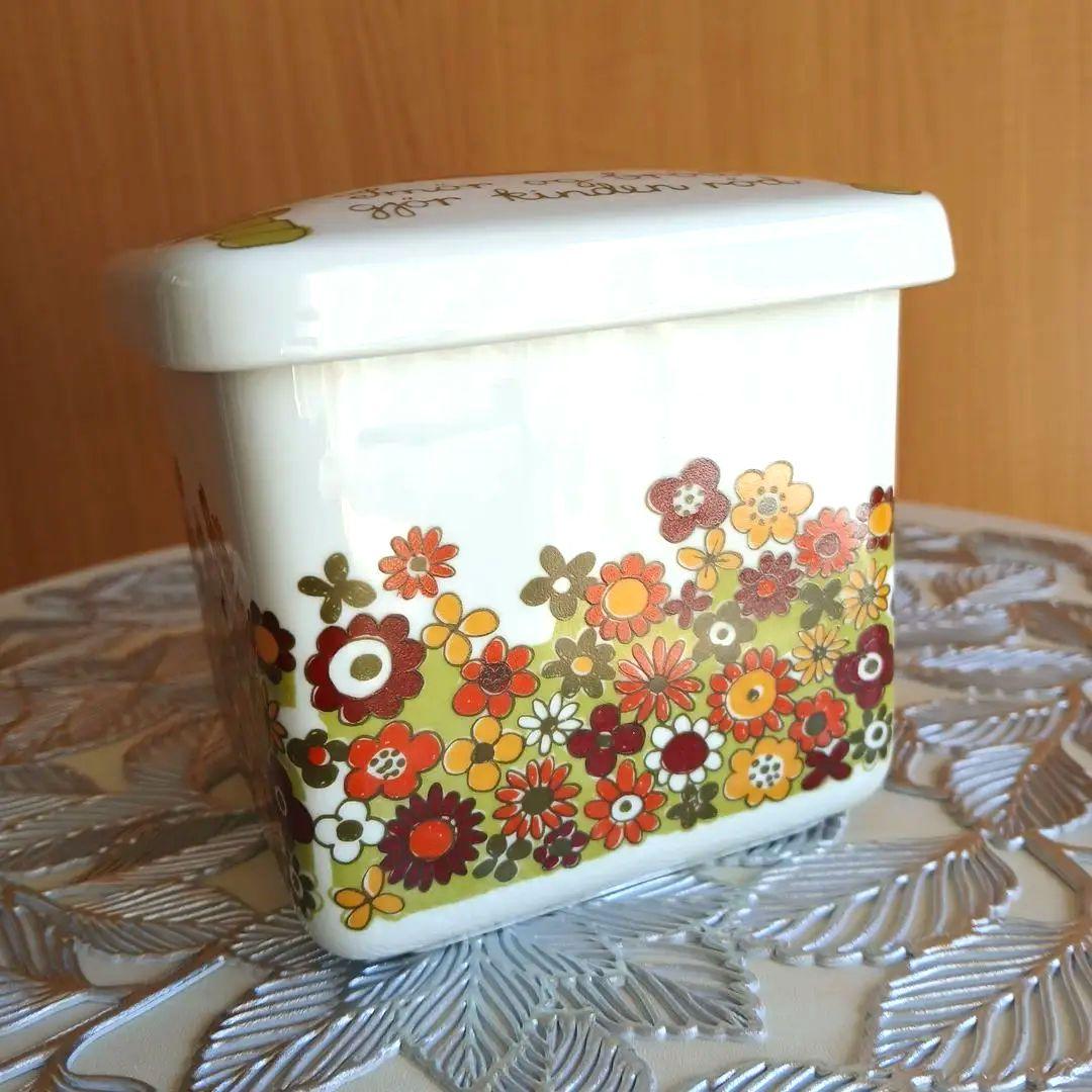 フィッギオ フォークロア 蓋付きスクエアポット