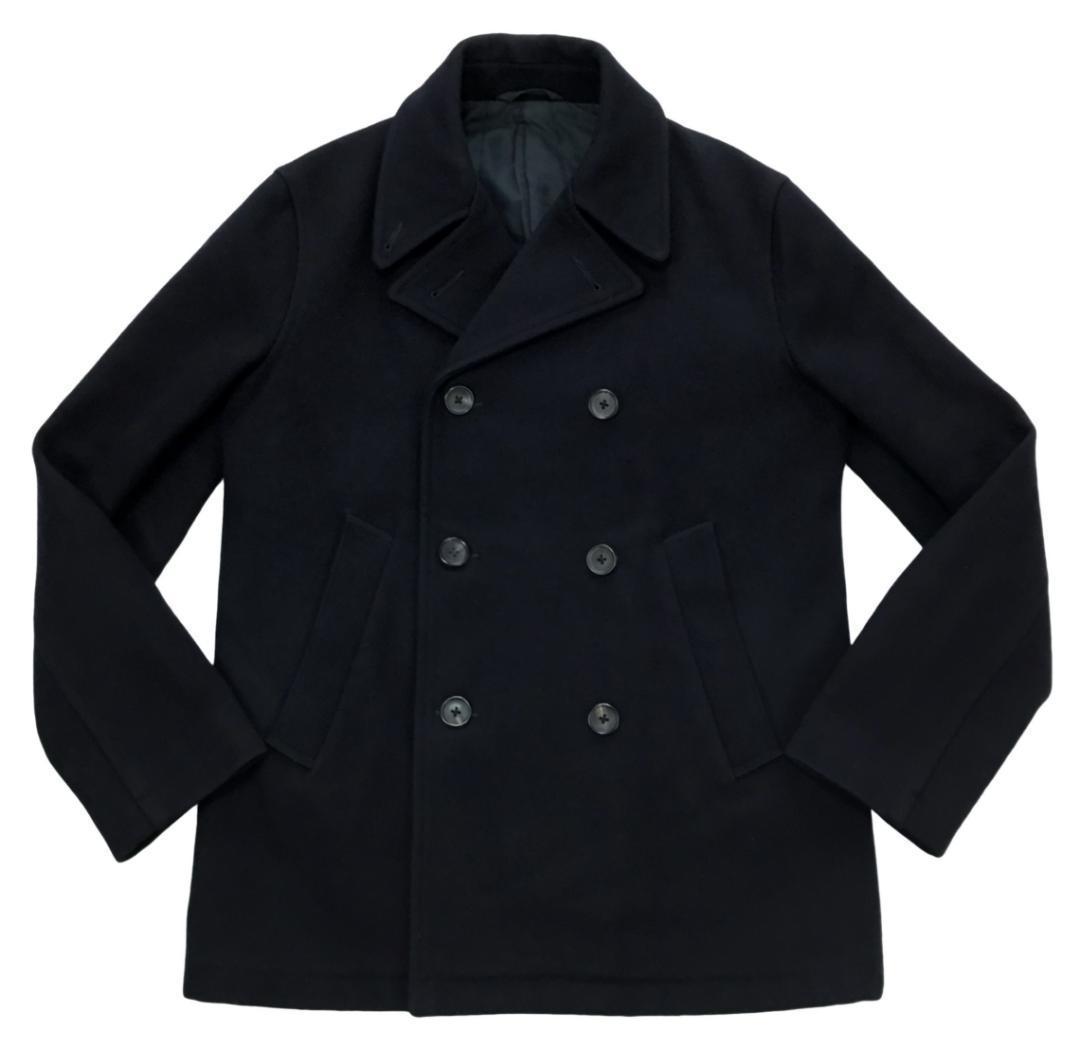 マーガレットハウエルダブルポケットピーコート黒XL