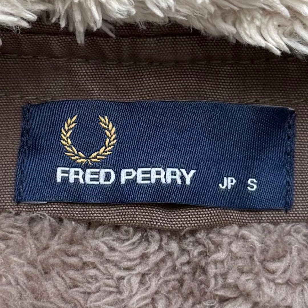 美品 フレッドペリー 英国柄 モッズコート ボアライナー ユニオンジャック