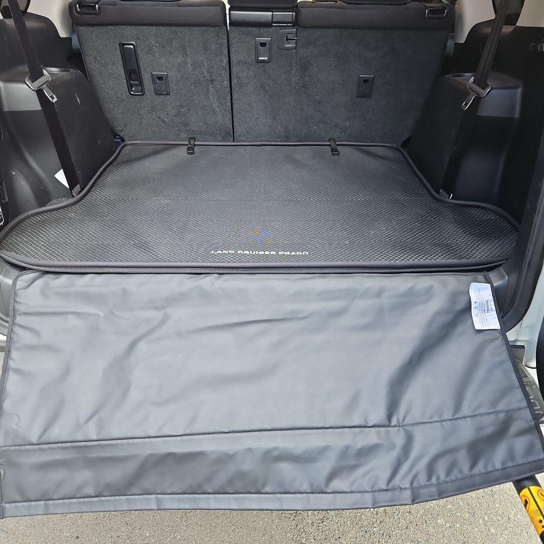 2点セットプラド150後期ラゲージプロテクターラゲージソフトトレイ