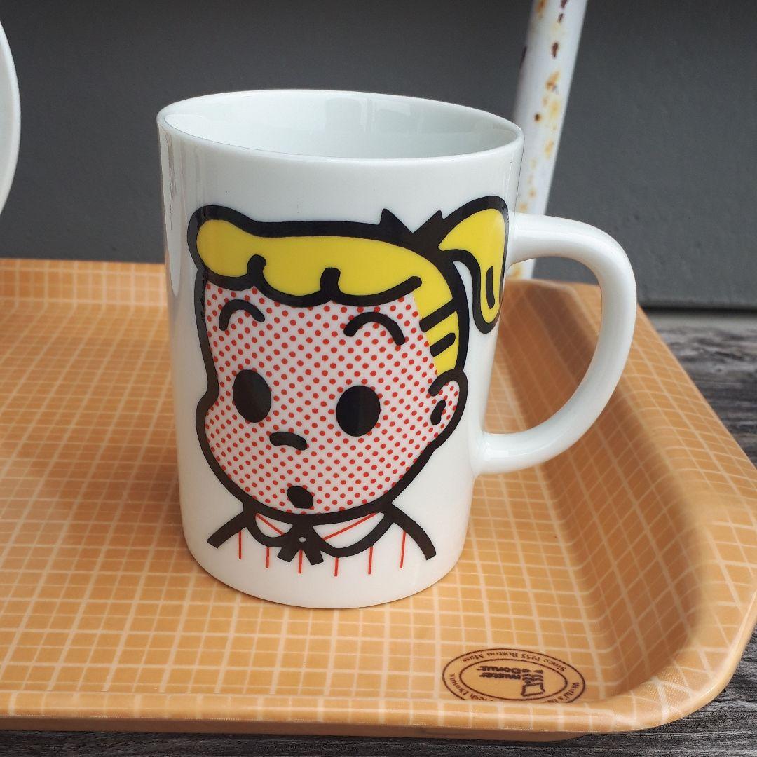 当時物 原田治 オサムグッズ レア 食器 ドット 昭和レトロ ダスティ