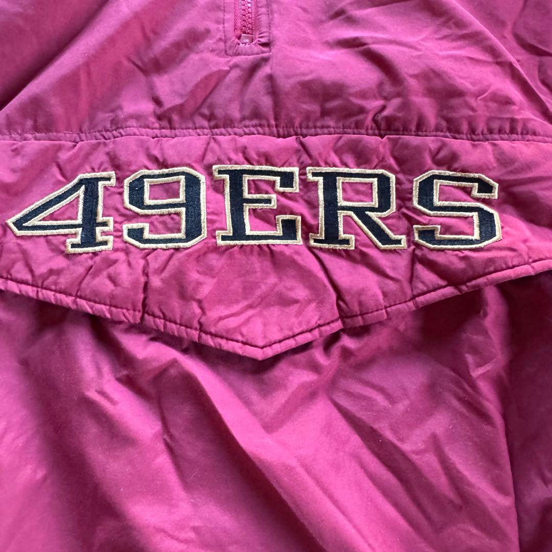 【2万超】STARTER×NFL 49ers 刺繍アノラックブルゾン