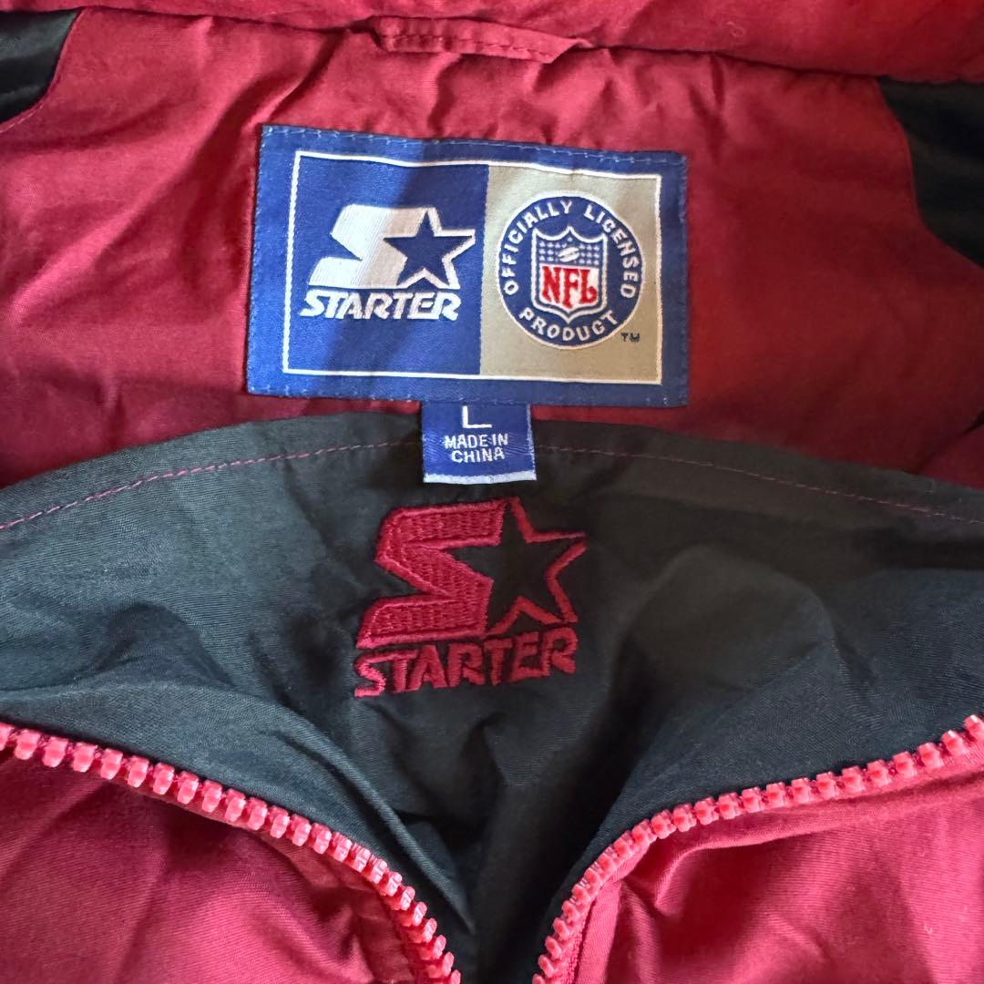 【2万超】STARTER×NFL 49ers 刺繍アノラックブルゾン
