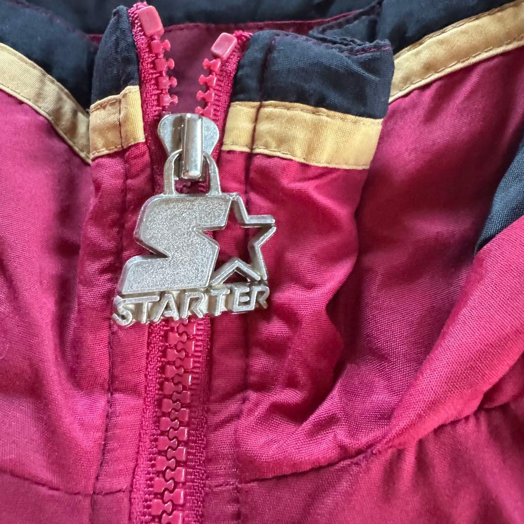 【2万超】STARTER×NFL 49ers 刺繍アノラックブルゾン