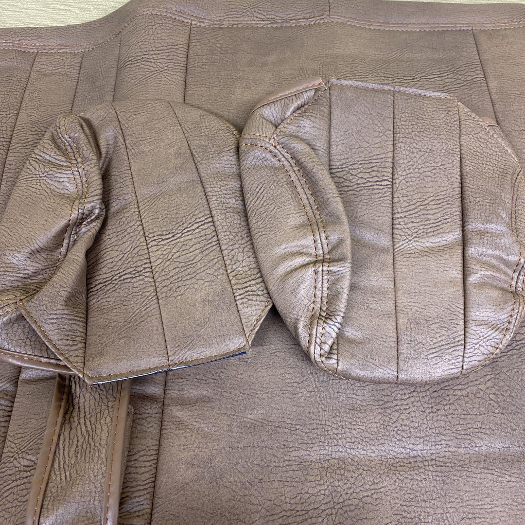 ★新品未使用★ハイエースRevier シートカバー 2列目シート ダークブラウン