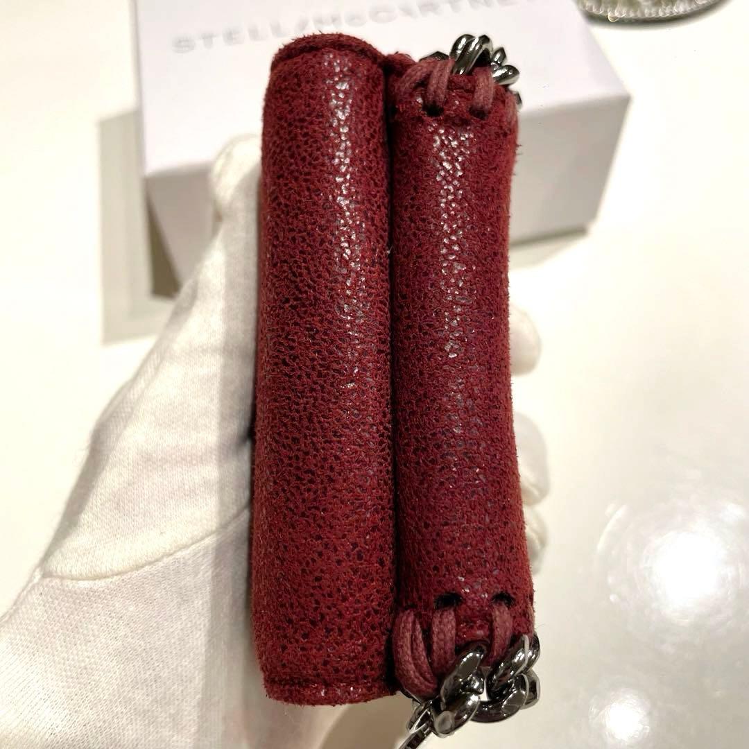 値下げ⭐︎ 美品 Stella McCartney ファラベラ 三つ折り財布 赤