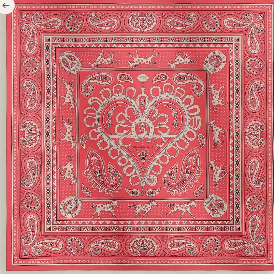 エルメス カシシル140 シュヴァルドゥクールバンダナ - メルカリ