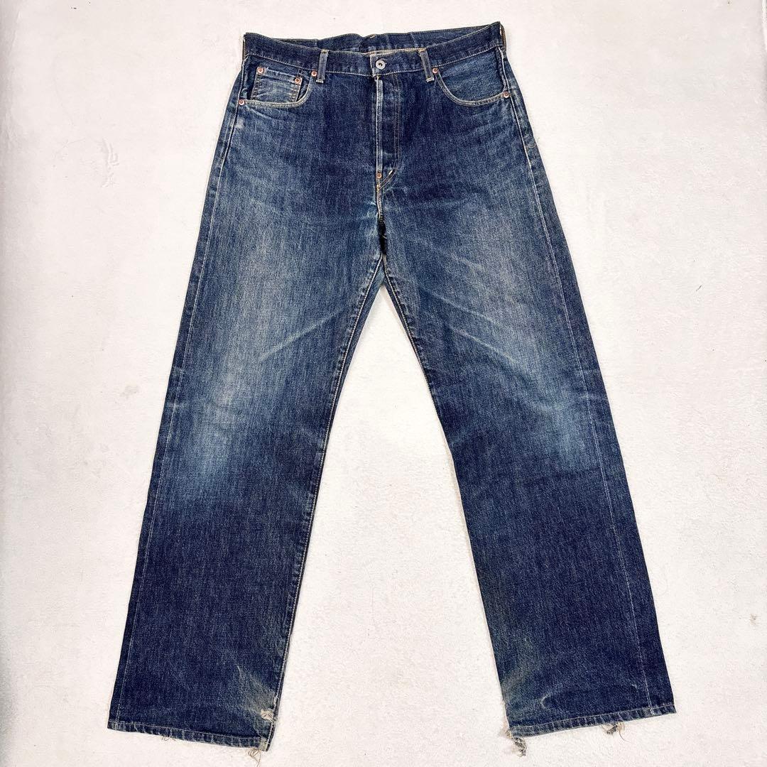 90s Levi's 702XX w36 ヒゲ ハチノス 赤耳 BIGE - メルカリ