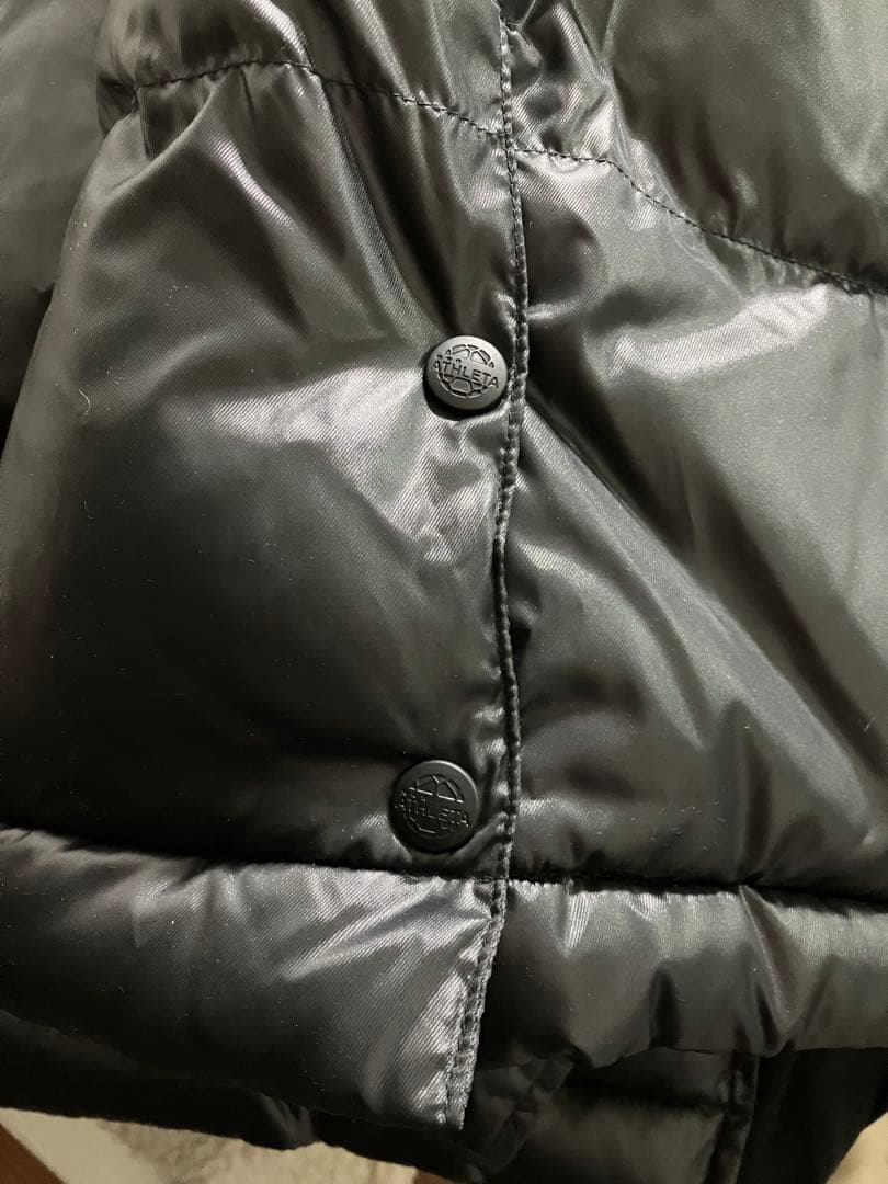 ‼️最終価格‼️【美品】ATHLETA フード付き ブラック ベンチコート Mさ