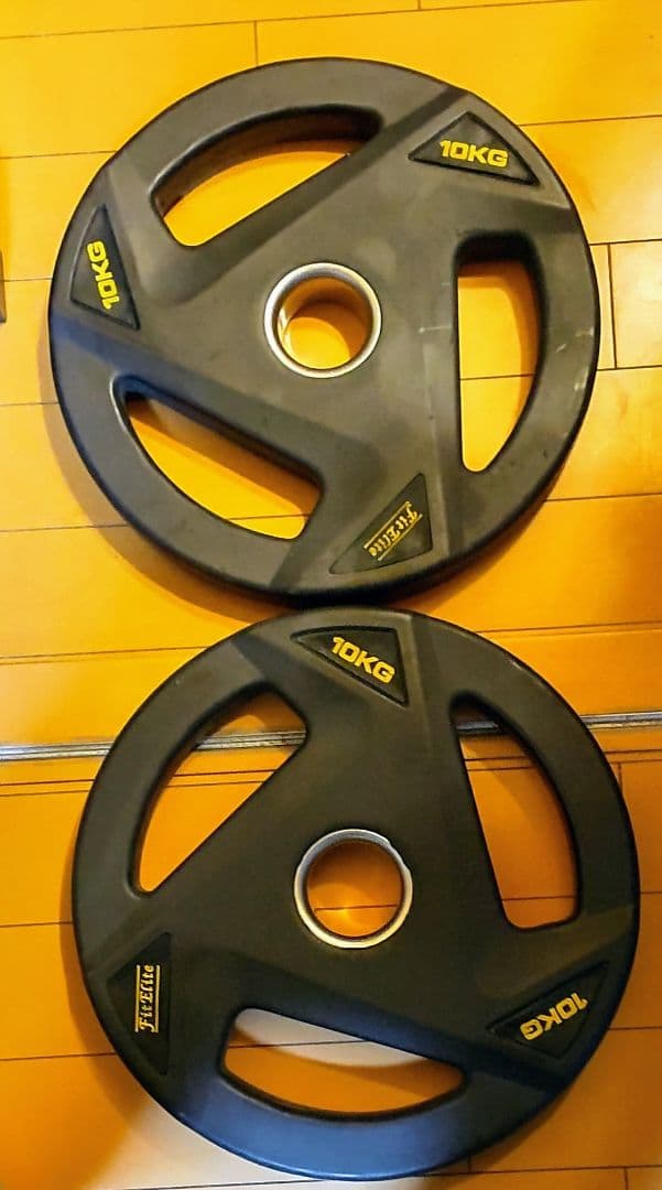 オリンピック プレート フィット エリート 10kgプレート2枚 FitElite