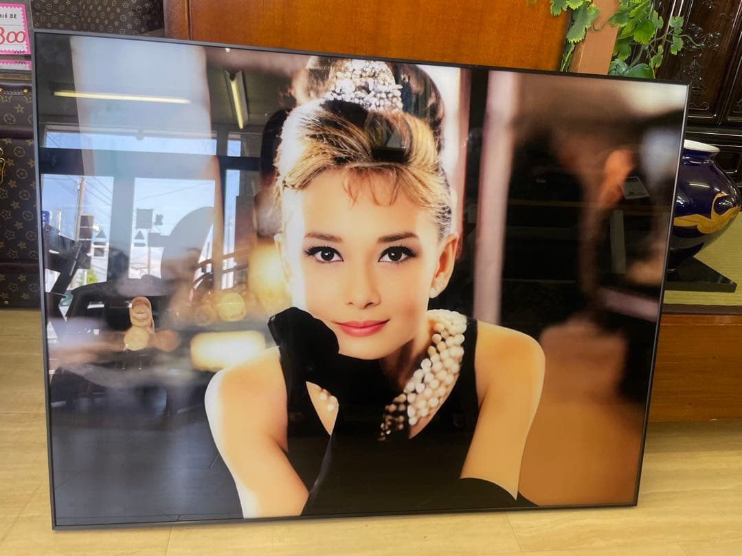 パネルアート　オードリーヘップバーン　アート　絵画　ポスター　壁掛け　額縁　額絵