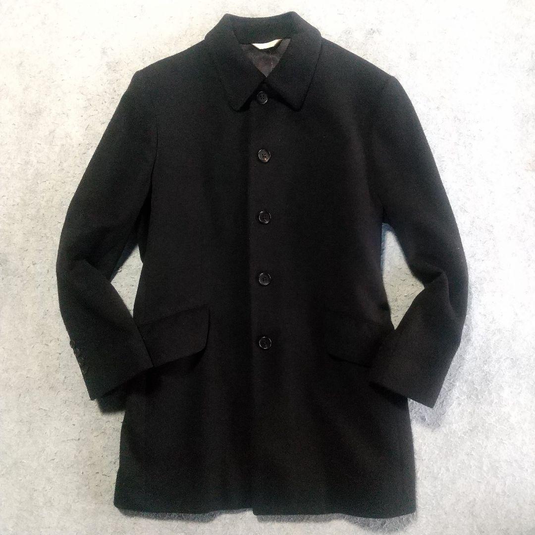 希少 ポールスミス ステンカラーコート カシミヤ ミンク ウール 高級感