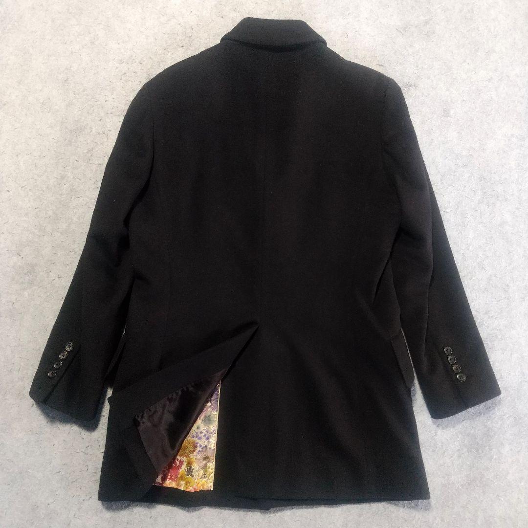 希少 ポールスミス ステンカラーコート カシミヤ ミンク ウール 高級感