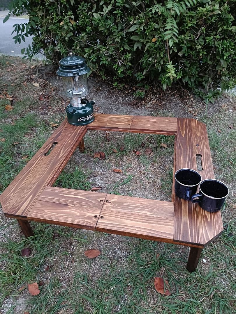 焚火台テーブル スノーピーク コールマン ユニフレームの 焚き火台にどうぞ