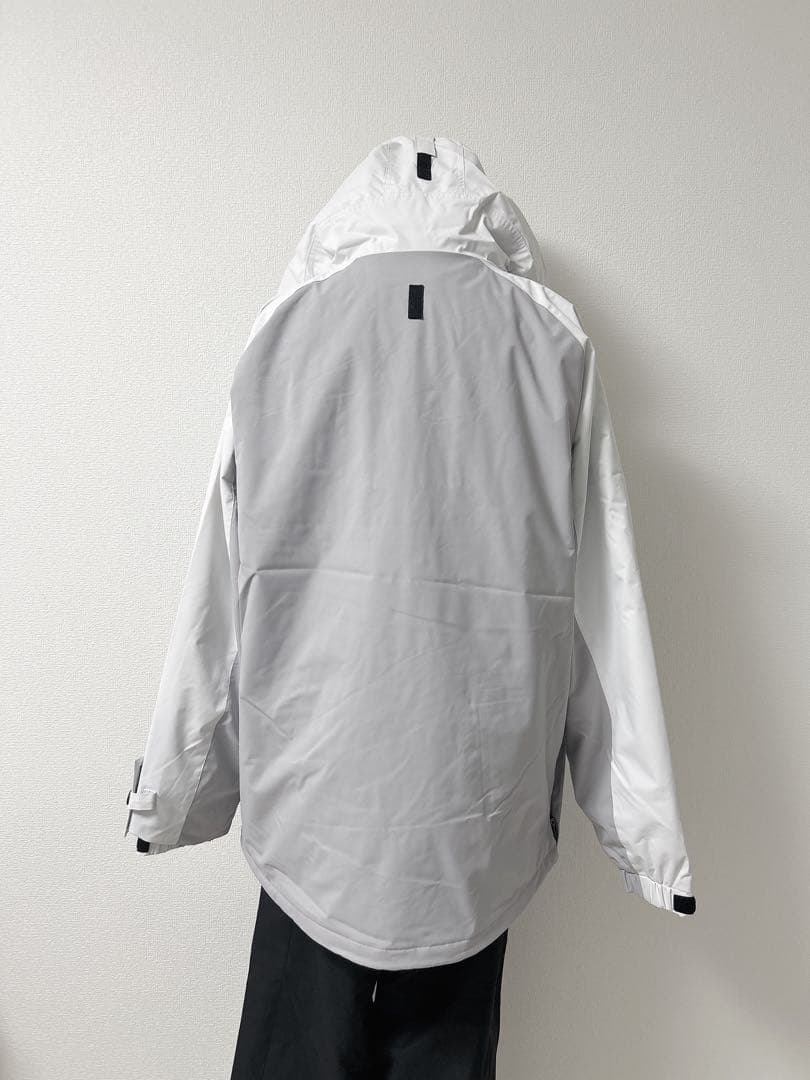 PONTAPES スノーボードウェア ユニセックス 上下セット 白 黒 グレー