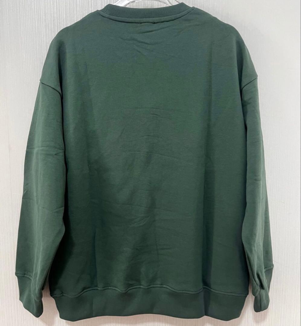ダークグリーン トレーナー 新品タグ付き
