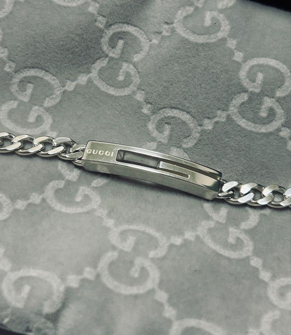グッチ Gロゴ SV925 チェーン ブレスレット 17